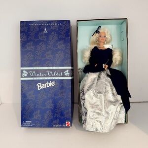 Avon Vintage Exclusive Winter Velvet 1st in a Series Barbie